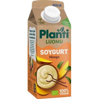 Planti Luomu Soygurt, hapatettu soijavalmiste, mango 750 g