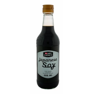 Mrs Cheng\'s Japanese Soy Vaalea japanilaistyyppinen soijakastike 500ml