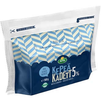 Arla Tolkuttomat Juustot Kepeä Kadett 5% 500 g