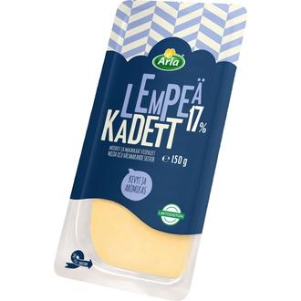 Arla Tolkuttomat Juustot Lempeä Kadett 17% viipale 150 g