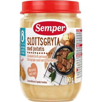 Semper 190g Linnapaistia ja perunaa alkaen 8kk ateria