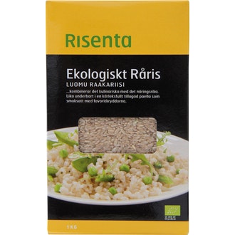 Risenta raakariisi 1kg luomu
