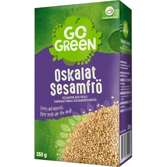 GoGreen Kuorimaton Seesaminsiemen 350 g