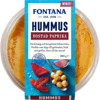Fontana paahdettu paprika hummus 200g