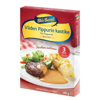 Blå Band Bistro laktoositon Viiden Pippurin kastike 3x16g