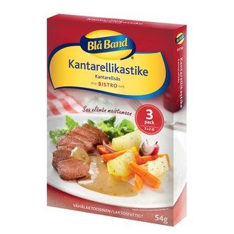 Blå Band Bistro vähälaktoosinen Kantarellikastike 3x18g