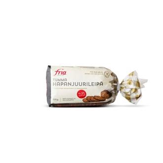 Fria Tumma hapanjuurileipä 500g gluteeniton pakaste viipale