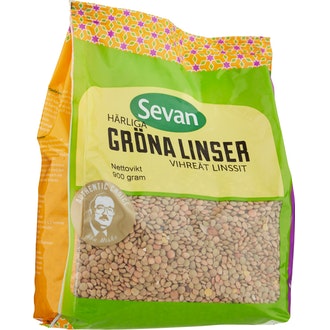 Sevan Vihreät linssit 900g