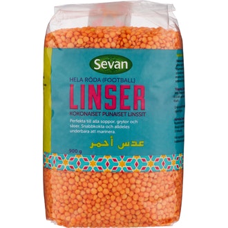 Sevan Punaiset linssit 900g