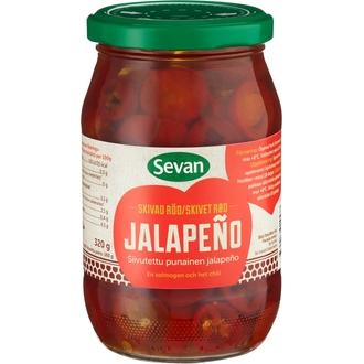 Sevan Punajalapenosiivut 320g