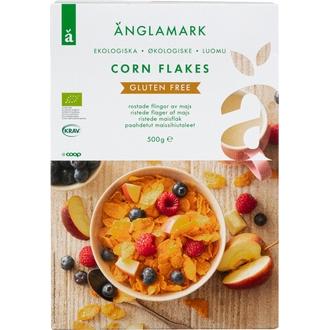 Änglamark gluteenittomat maissihiutaleet luomu 500 g