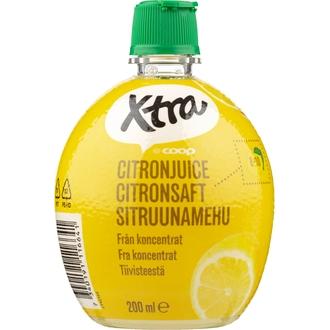 X-tra Sitruunatäysmehu 200 ml