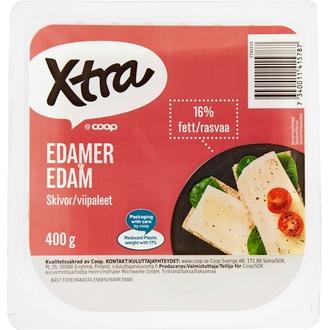 Xtra 400g Edam viipaleet 16%