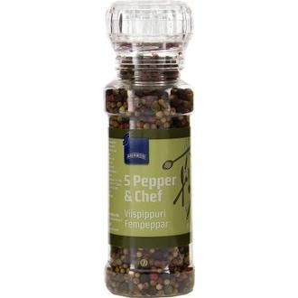 Rainbow 85g 5 Pepper & Chef viispippurimylly