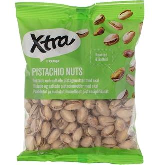 Xtra pistaasipähkinät paahdetut & suolatut 300 g