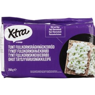 Xtra ohut täysjyväruisnäkkileipä 250 g
