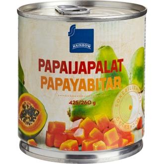 Rainbow papaijapalat sokeriliemessä 425/260g