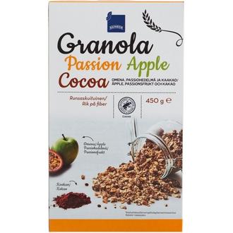 Rainbow 450g granola omena, passiohedelmä ja kaakao