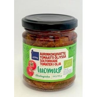 Rainbow aurinkokuivattu tomaatti öljyssä luomu 190/95 g