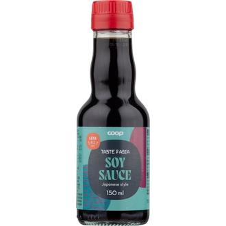 Coop Taste of Asia soijakastike vähemmän suolaa 150 ml