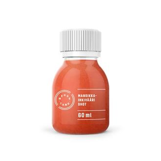 Mehustamo mansikka-inkivääri shot 60ml