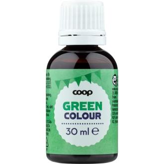 Coop elintarvikeväri vihreä 30 ml