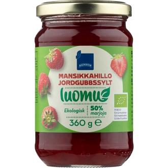 Rainbow mansikkahillo luomu 360 g