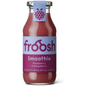 Fazer Froosh Hedelmä- ja marjasmoothie 250 ml Mustikka ja Vadelma