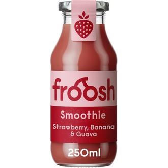 Fazer Froosh Hedelmäsmoothie 250 ml Mansikka, Banaani ja Guava
