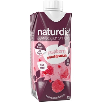 Naturdiet 330ml smoothie vadelma-granaattiomena VLCD