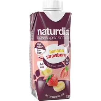 Naturdiet smoothie 330ml banaani-mansikka VLCD