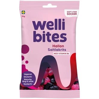 Wellibites Vadelma&Lakritsi 70g