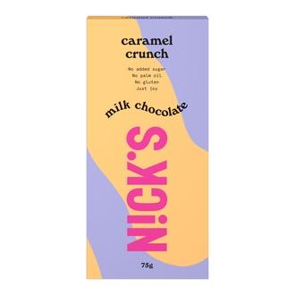 Nick\'s mantelikrokantti maitosuklaalevy 75g