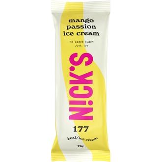 Nick\'s mango passion jäätelö 76g