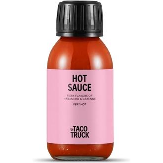 Hot Sauce - Kastike joka sisältää 50% auringossa kypsyneitä Habanero & Cayenne -pippureita Perusta (vahva).