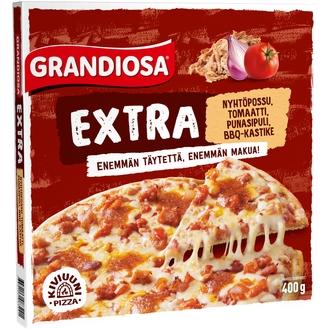 Grandiosa Extra nyhtöpossu kiviuuni pakastepizza 400g