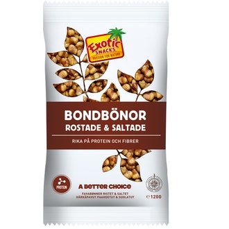 Exotic Snacks Härkäpavut Paahdetut & Suolatut 120G
