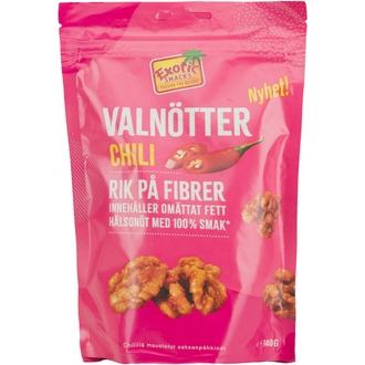 Exotic Snacks Saksanpähkinät Chili 140G