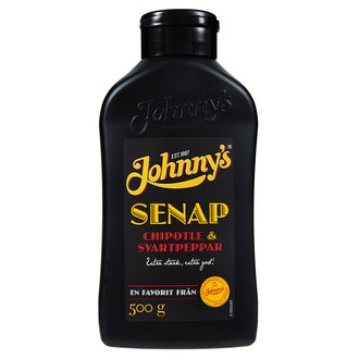 Johnny\'s sinappi 500g chipotle & mustapippuri