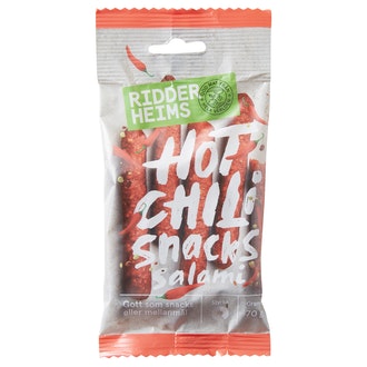 Ridderheims snacks salami hot chili 70g