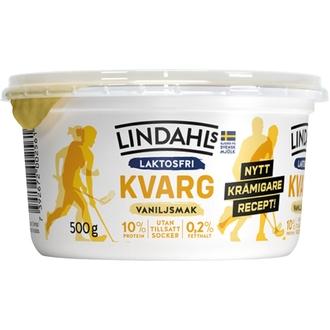 Lindahls laktoositon vaniljanmakuinen rahka 500g