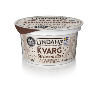Lindahls stracciatella vaniljan makuinen rahka ja suklaahiutaleita 150g