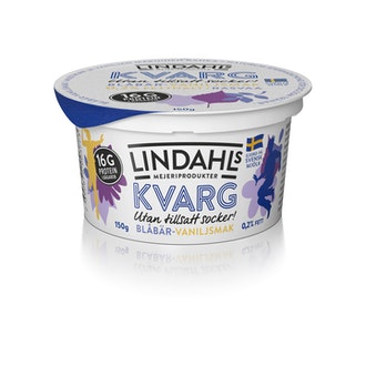 Lindahls mustikka-vaniljarahka 150g