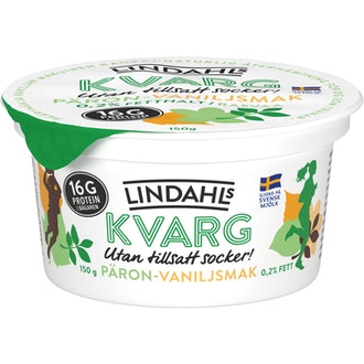 Lindahls rahka 150g vanilja-päärynä