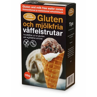 Nic Gluteenittomat Ja Maidottomat Vohvelit 48X130mm 10Kpl