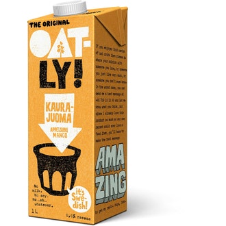 Oatly kaurajuoma 1l appelsiini-mango UHT