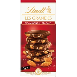 LesGrandes 150g 31% manteli tummasuklaa merisuola