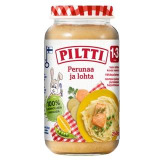 Piltti Taapero 250g Perunaa ja lohta lastenateria 1-3v
