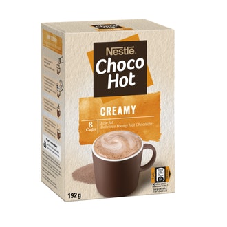 Nestlé 8kpl/192g Choco Hot Creamy maitokaakaojuomajauhe annospussi