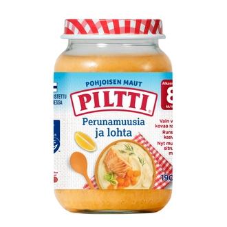 Piltti Pohjoisen maut 200g Perunamuusia ja lohta lastenateria 8kk